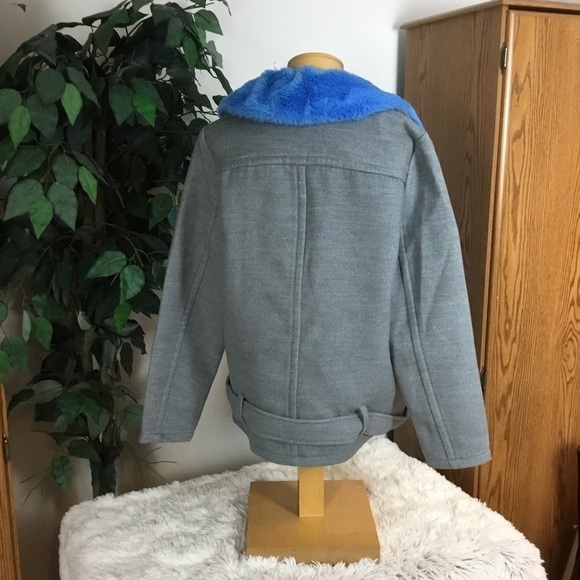 Nine West oversized belted moto jacket Large NWT - Picture 5 of 16